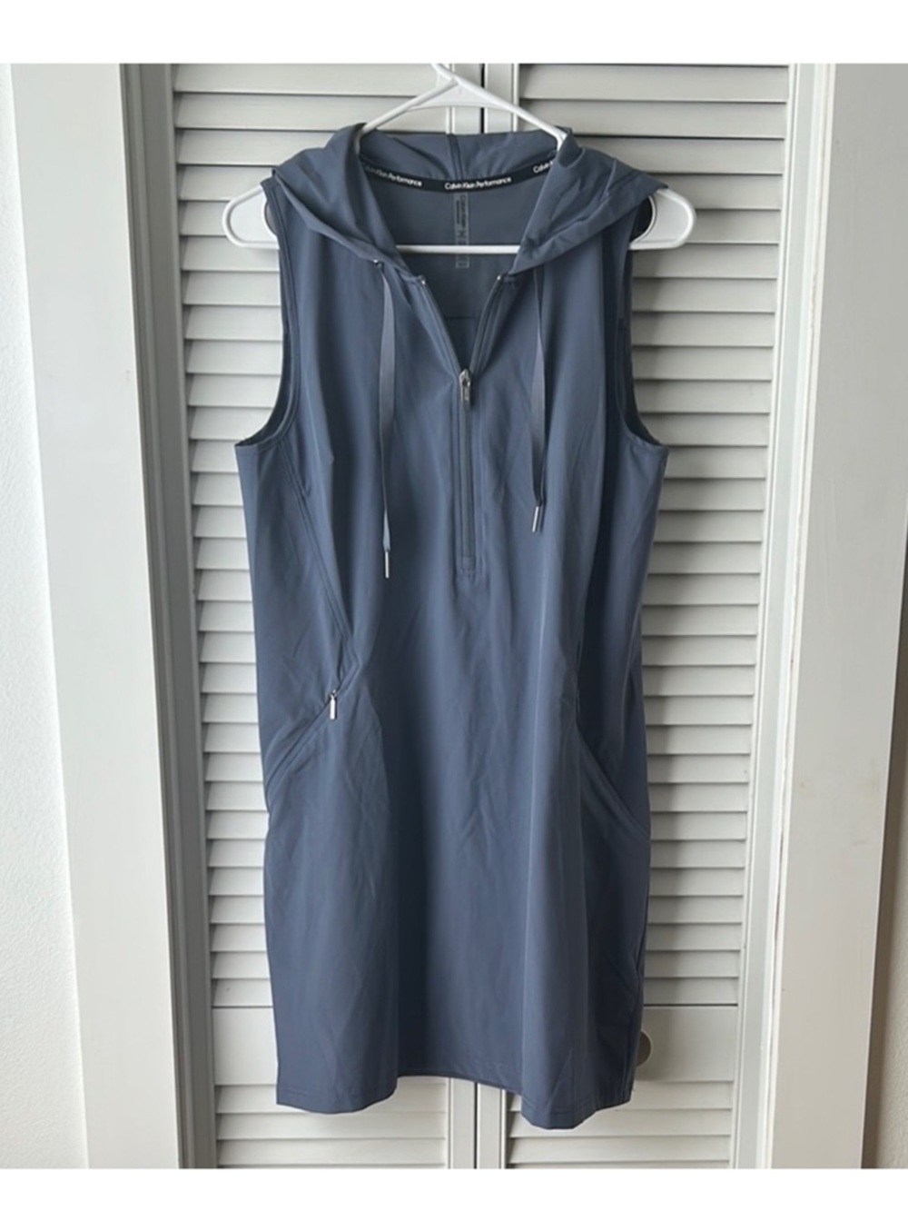 Calvin Klein Performance Women's Blue Sleeveless Sport Dress